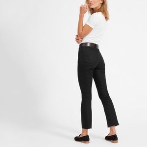 Black Everlane Kick Crop Jeans
